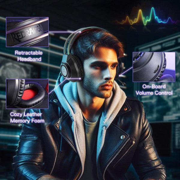 Redragon H231 Scream Wired Gaming Headset Redragon H231 Scream Wired Gaming Headset